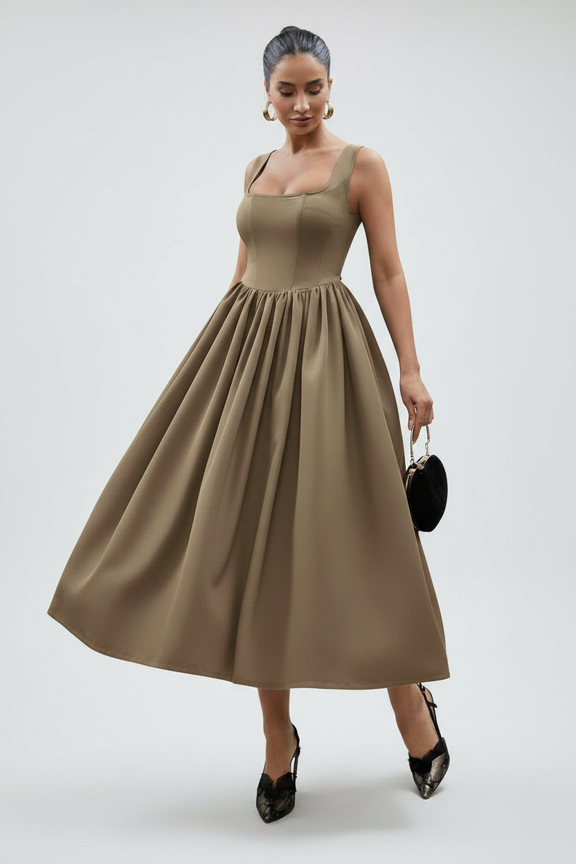 mokka maxi dress for women