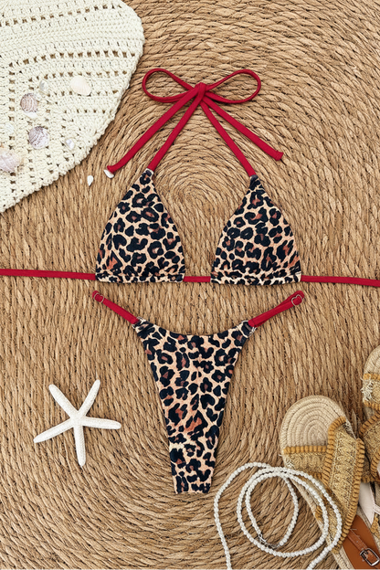 women´s two-piece swimwear with animal prints 