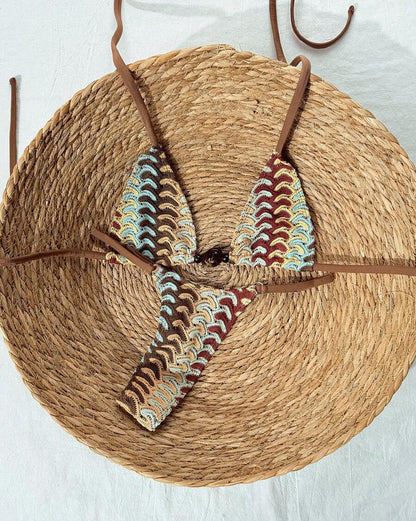 women´s two-piece swimwear boho style 