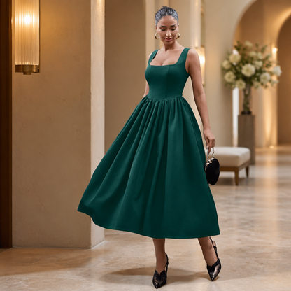 Women´s Elegant Sleeveless Midi Dress | MManolova