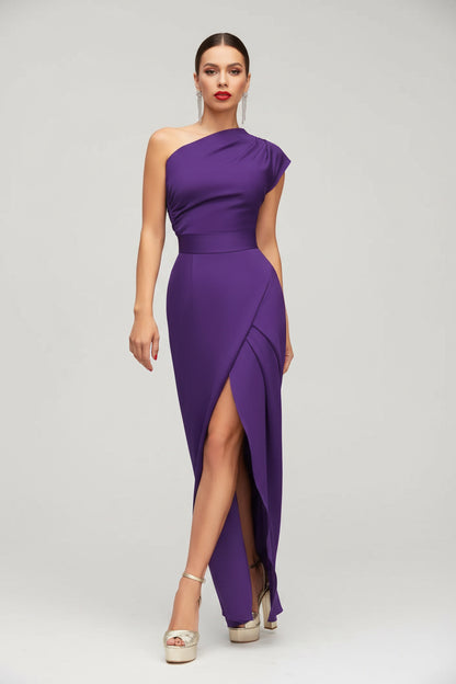 one shoulder gala dress for women